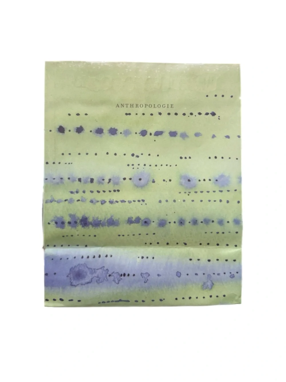 Anthropologie Colorful Watercolor Patterned Gift Bag